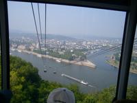 hoch über dem Rhein