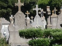 Friedhof vor dem Eingang der Cité 