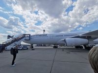 Lufthansamaschine in Vancouver