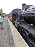 Dampfzug in Boat of Garten