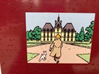 Nur der Mittelteil wurde von Hergé verewigt.