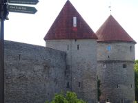 Tallinn: Stadtmauer mit Kiek in de Kök