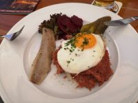 Traditioneler Labskaus, lecker