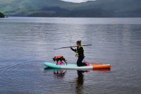 Standup-Paddling mit Hund 