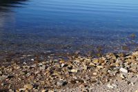 So klar ist das Meerwasser hier am Loch Linnhe