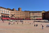 Siena - Piazza del Campo - Ort der legendären Pferderennen 