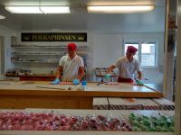 Polkagriskokerei in Gränna