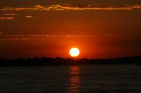 Sonnenuntergang auf dem Sambesi