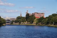 Inverness Castle thront über dem River Ness