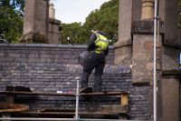 Dachdecker in Aberdeen - Arbeitssicherheit? 
