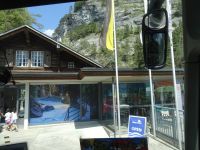 Blick zum Eingang Aareschlucht bei Meiringen