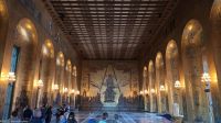 Stockholm - Stadshuset - der goldene Saal für den Nobel-Ball