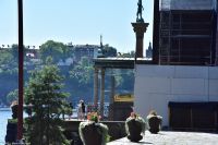 Stockholm - Stadshuset - ein stilisierter Sarkophag für den Stadtgründer Birger Jarl (vergoldet)