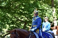 Stockholm - ein ganz seltenes Ereignis - Wachwechsel mit der Kavallerie (vollständig beritten)