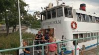 Bootsfahrt mit dem historischen Dampfer zum Schloss Drottningholm