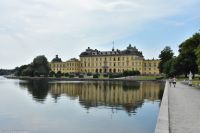 Schloss Drottningholm am Mälarsee (schwed. Mälaren)