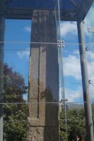 Piktischer Bildstein: Suenos Stone in Forres (Suenos mit Apostroph)