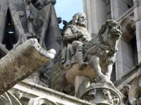 König Gradlon auf seinem Pferd