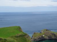  Blick zur  Hängebrücke