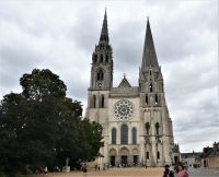 vor der Kathedrale von Chartres