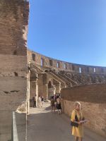 Rundgang im Colosseo mit unserer heutigen Stadtführerin Sylvia