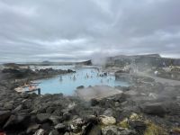 Baden in der Jördbin Badelagune 