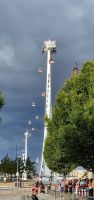 20220829 180226 Fahrt mit der Seilbahn über die Themse