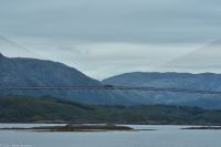 Helgelandsbrücke über den Leirfjorden an der Helgelandskysten