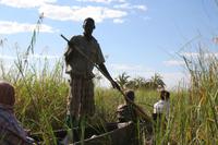 Unsere Poler mit dem Ngashi (Stange)