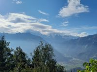 Blick vom Harder Kulm auf Eiger, Mönch und Jungfrau