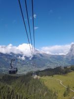 Talfahrt mit dem Eiger Express nach Grindelwald