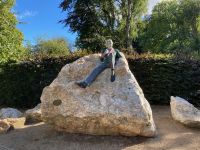 1. Tag – Stadtrundfahrt in Dublin – Merrion Square – Oscar-Wilde-Denkmal