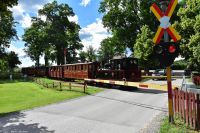 Historische Schmalspur-Dampfeisenbahn in Mariefred