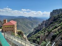 die Bergwelt um Kloster Montserrat