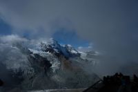 Blick zum Kleinen Matterhorn 11.00 Uhr