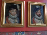 Schloss Blois, Gemälde von Franz II. und Karl IX: