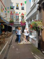 Spaziergang durch hübsche Gassen