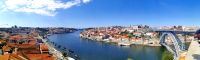Blick auf Porto mit der berühmten Ponta Dom Luis