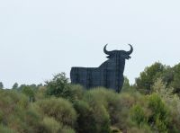 der schwarze Stier begrüßt uns