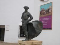 die Kunst des Schwingens der Muleta, des roten Tuchs