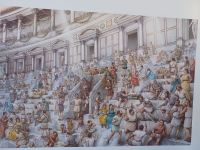 Freizeittreiben im Kolosseum-historische Darstellung