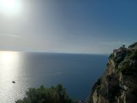 Sonnenspiegelung in der Bucht von Neapel