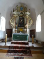 Altar in der Wehrkirche Harman