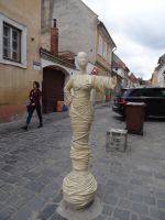 Skulptur in Brasovs Straßen