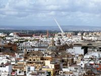 Blick zur Puente de Alamillo und zum Expo-Gelände 1992