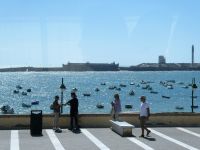 an der Strandpromenade von Cadiz
