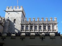 Fassade der Lonja de Seda - Seidenbörse