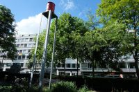 Es plätschert aus der Tonne