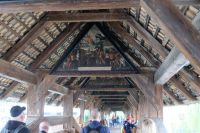 Die Decke der Kapellbrücke