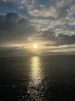 Sonnenaufgang auf der Hotelterrasse